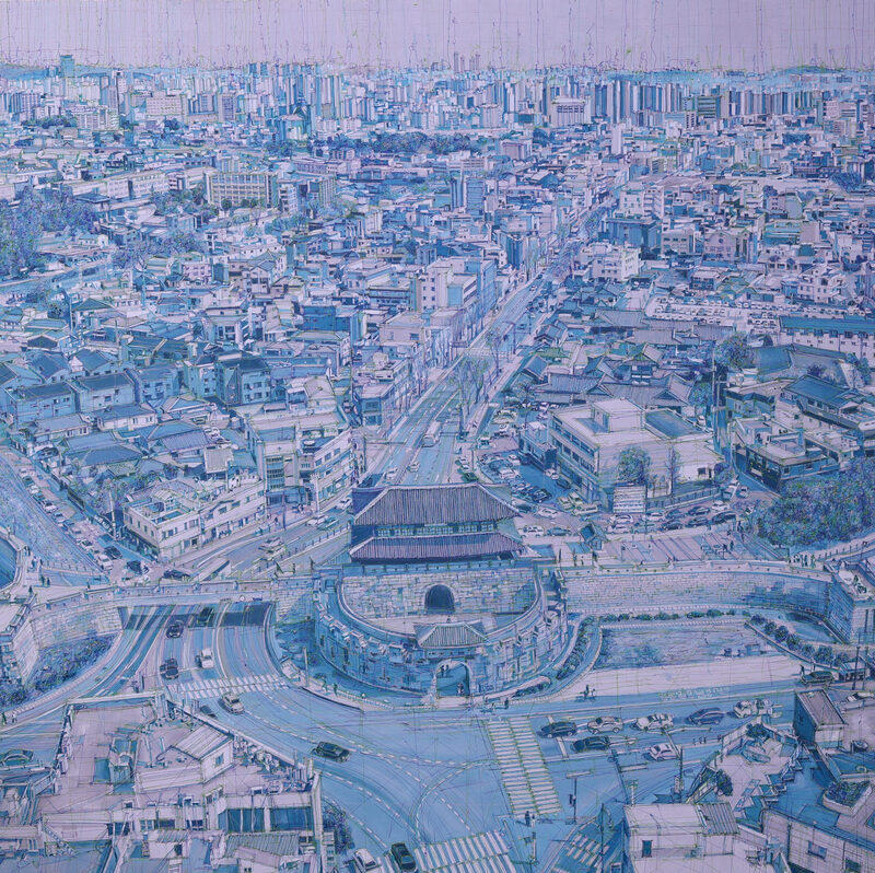 수원화성 - Mixed media on canvas